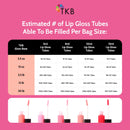 TKB Lip Gloss Base (Flexagel M)| Moisturizing, High Shine, Crystal Clear, Vegan and Cruelty free| Made in USA. (15 Ounce (Pack of 1)) Infinity Warehouse