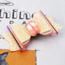10PCS Glitter Hair Clips Bows Combine With Ballet Shoes Alligator Clips For Girls Toddlers Kids Gift volepet