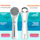 Facial Cleansing Brush with Dual Back Face Massage, Electric Spin Facial Brush with 5 Different Brush Heads for Deep Cleansing, Gentle Exfoliating, Removing Blackhead and Massaging P PRETIRENO
