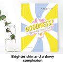 FaceTory Oh My Goodness Rejuvenating Snail Facial Sheet Mask (Single Mask)- Hydrating, Brightening, and Plumping FACETORY Store