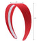 Red 2 Inch Wide Satin Hard Headband with No Teeth (Motique Accessories) Motique Accessories