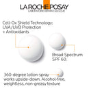 La Roche-Posay Anthelios Ultra-Light Body and Face Sunscreen Spray SPF 60, Alcohol-Free, Oil-Free, Water Resistant, Daily Sun Protection for Sensitive Skin, Easy to Use Spray Sunscreen La Roche-Posay