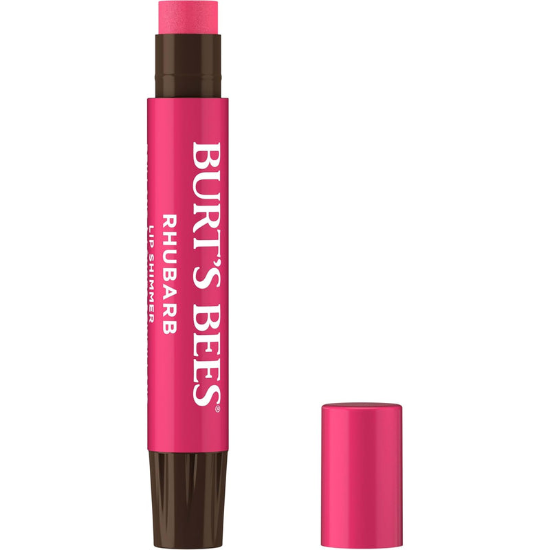 Burt's Bees Shimmer Lip Tint Valentines Day Gifts, Tinted Lip Balm Stick, Moisturizing for All Day Hydration with Natural Glowy Pigmented Finish & Buildable Color, Champagne (4-Pack) Infinity Warehouse