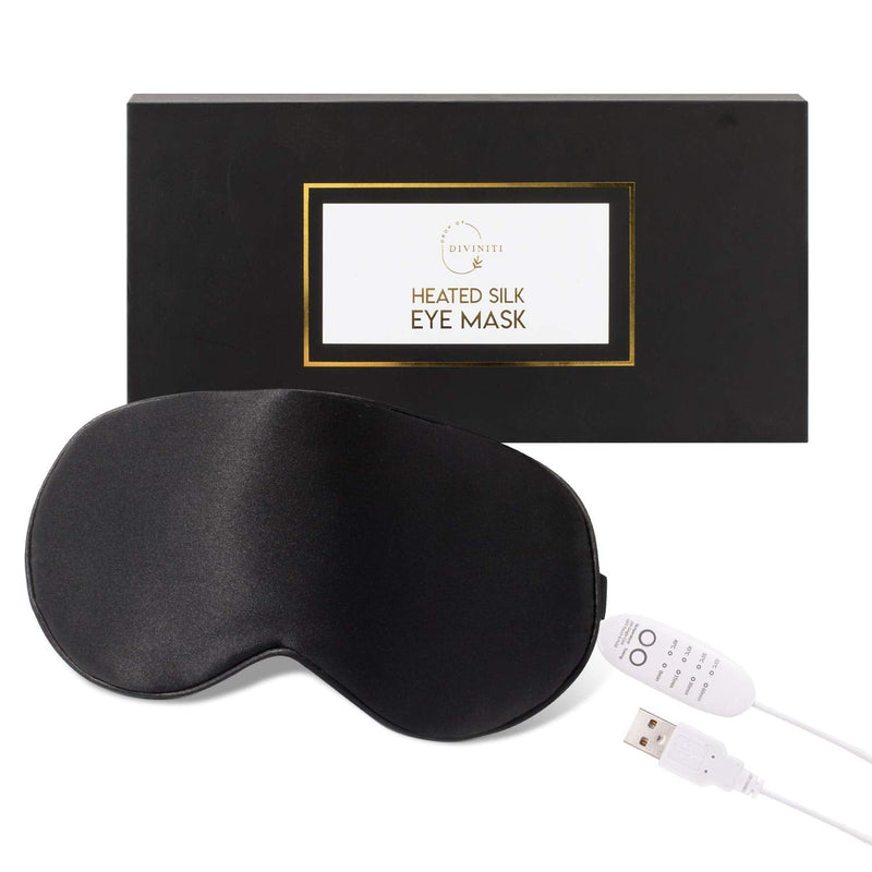 Heated Eye Mask for Dry Eyes - Stye Treatment Dry Eye Mask Warm Compress for Eyes, Relieves Blepharitis, Pink Eye, Eye Compress for Dry Eyes - Dry Eye Therapy Mask - Drop of DiviniTi DROP OF DIVINITI