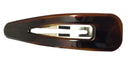 Parcelona French CLIC CLAC 2 Pieces Extra X- LARGE 3 1/4 Inch Tortoise Shell Snap Hair Clip Pins Parcelona