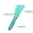 Detangling Brush for Curly Hair, Black Hair Detangler, Afro Textured 3a to 4c Kinky Wavy, for Wet/Dry/Long Thick Curly Hair, Exfoliating Your Scalp for Beautiful and Shiny Curls (Green) COLORCASA Store