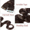 Wavy Tape in Hair Extensions 100% Human Hair Body Wave 22 inch Dark Brown Long Soft Remy Hair Skin Weft Seamless Invisible Double Side Tape 20pcs/50g #2 Benehair Store