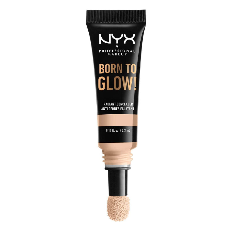 NYX PROFESSIONAL MAKEUP Born To Glow Radiant Concealer, Medium Coverage - Light Ivory NYX PROFESSIONAL MAKEUP
