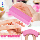Nail Files and Buffer, TsMADDTs Professional Manicure Tools Kit Rectangular Art Care Buffer Block Tools 100/180 Grit 12Pcs/Pa(White) TsMADDTs