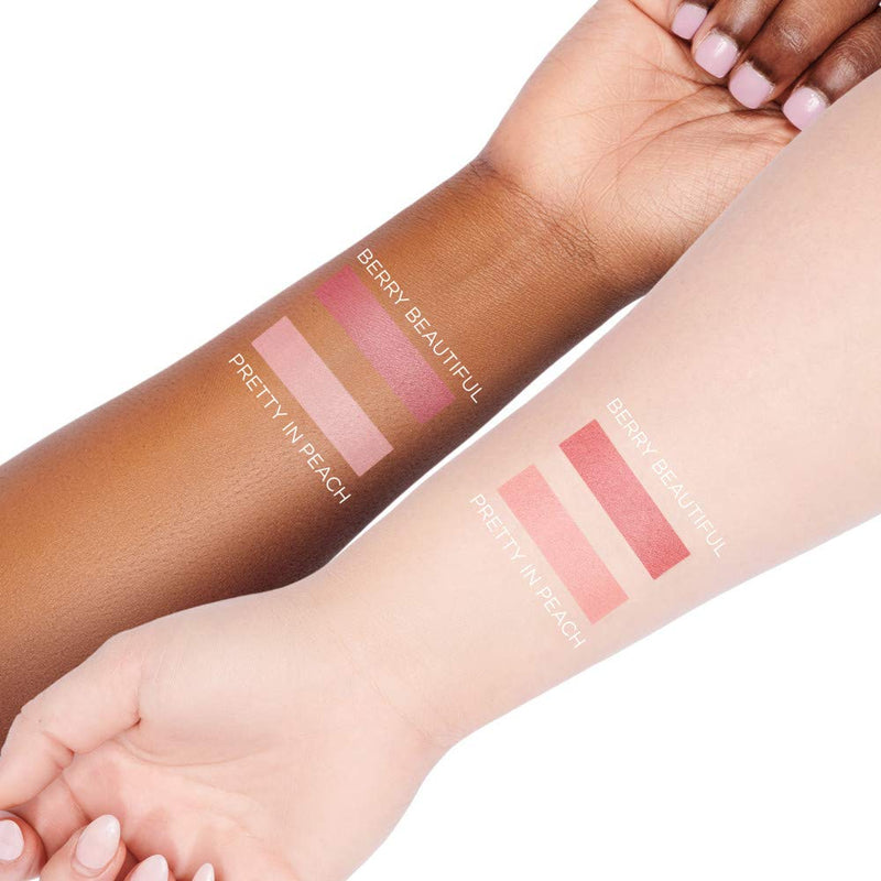 PÜR Minerals Blushing Act Skin Perfecting Powder in Berry Beautiful, Satin-matte blush, Lightweight buildable formula, Shea Butter, Cruelty-Free, Gluten Free PÜR MINERALS