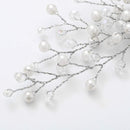 Yean Silver Bridal Hair Comb Pearl Crystal Wedding Hair Piece Fashion Hair Accessories for Women and Girls Yean