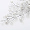 Yean Silver Bridal Hair Comb Pearl Crystal Wedding Hair Piece Fashion Hair Accessories for Women and Girls Yean