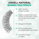 Ardell False Eyelashes Natural Babies Black, 1 pack (5 pairs per pack) Ardell