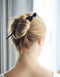 Marycrafts Black Buffalo Horn Hair Stick, Hair Accessories, Hair sticks for women Handmade 7.2" Marycrafts