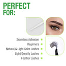 DUO Brush-On Strip Lash Adhesive with Vitamins A, C & E, Clear, Non-Irritating, Fast Drying Lash Glue, Easy to Use, Safe for Sensitive Eyes and Skin, 0.18 oz, 2-Packs DUO
