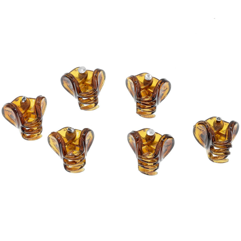 Camila Paris AD115/6 French Hair Clips for Women1/2 Inch, Set of 6 Extra Small Girls Hair Claw Clips Jaw Fashion Durable Styling Hair Accessories for Women, Strong Hold No Slip Grip, Made in France Camila