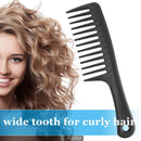 Styling Hair Comb Set - Wide Tooth Comb For Curly Hair - Anti Static Heat Resistant Tail Comb - for All Hair Types - Combs for Women/ Men - Barber Comb - Hair Cutting Comb (4 Pack) FANSTINOW
