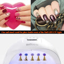 2 Set Acrylic Nail Practice Stand Magnetic Nail Tip Art Display Stand Holder Manicure Tool with Reusable Adhesive Putty Clay for Home Salon Makeup Lenlorry