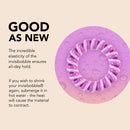 invisibobble Extra Hold Traceless Spiral Hair Ties - The Secret Purple - Strong Elastic Grip Coil Accessories for Women - No Kink, Non Soaking - Gentle for Girls Teens and Thick Hair invisibobble