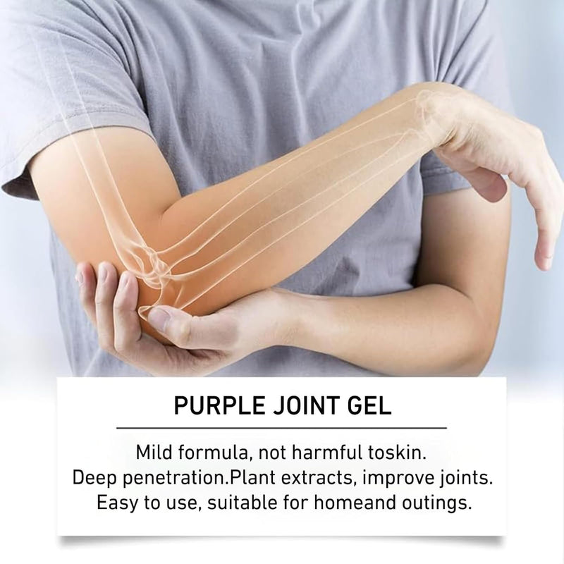 2 PCS Joint Gel Purple Gel，Soothing Massage Cream，Joint Activities Throughout The Body，Soothes for Knees, Hands, Lumbar, Neck and Shoulders Infinity Warehouse