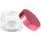 Beauticom 20g/20ml USA Acrylic Round Clear Jars with Lids for Lip Balms, Creams, Make Up, Cosmetics, Samples, Ointments and other Beauty Products (12 Pieces, Rose Gold Lid (Flat Top)) Beauticom