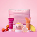 ELEMIS Way to Glow Skincare Kit, Travel Set with Travel-Size Rose Cleansing Balm, Glow Priming Moisturizer & Midnight Facial, Nourish & Illuminate Skin all day Infinity Warehouse