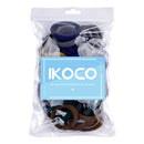 Cotton Hair Ties, IKOCO 50Pcs Seamless Hair Ties Thick Hair Elastics No Damage Ponytail Ties for Women Girls IKOCO