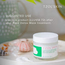 TZOL' SKIN Rose Detox Mask 2oz – Luxury Skincare with Kaolin Clay and Charcoal – Create Radiant Glowing Skin – Removes Impurities and Reduces Pores TZOL'Skin