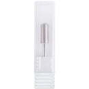 PANA Professional 3/32" Shank Size - Smooth Top Small Barrel Silver Carbide Bit Fine Grit - Nail Drill Bit for Dremel Machine PANA
