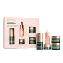 Biossance Overachievers Set. Squalane + Lactic Acid Resurfacing Night Serum Bundle with Travel Size Best Sellers to Hydrate, Exfoliate and Smooth Fine Lines (5 items) BIOSSANCE