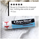 ChapStick Classic Medicated Lip Balm Tubes, Chapped Lips Treatment and Skin Protectant - 0.15 Oz (Pack of 12) ChapStick