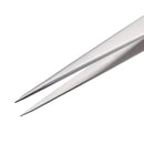 AmazonCommercial Stainless Steel Non-Magnetic Precision Tweezers with Very Fine Point Tips for Microelectronics Applications, 4-3/4" Length AmazonCommercial