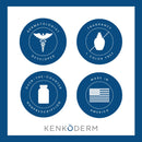 Kenkoderm Psoriasis Dead Sea Mud Soap with Argan Oil & Shea Butter 4.25 oz | 4 Bars | Dermatologist Developed | Fragrance + Color Free Kenkoderm