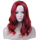 Short Curly Bob Wig Charming Women Girls Beach Wave Wigs for Cosplay Costume Party Wig Cap Included (Wine Red) BERON Store