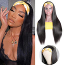 UNice Straight Headband Human Hair Wig Glueless None Lace Front Machine Made Brazilian Virgin Hair Wigs for Black Women 150% Density (22 inch) UNICE Store