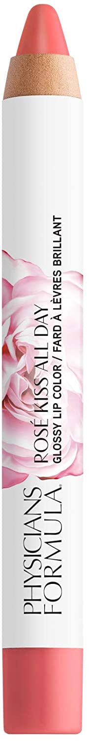 Physicians Formula Rose all day rose kiss all day glossy lip color, Love Letters, 0.15 Ounce Physicians Formula