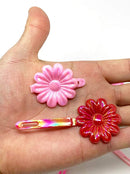 Tara Girls Self Hinge Plastic Bow Hair Barrettes Selection Pack Of 2 (BR59) Tara
