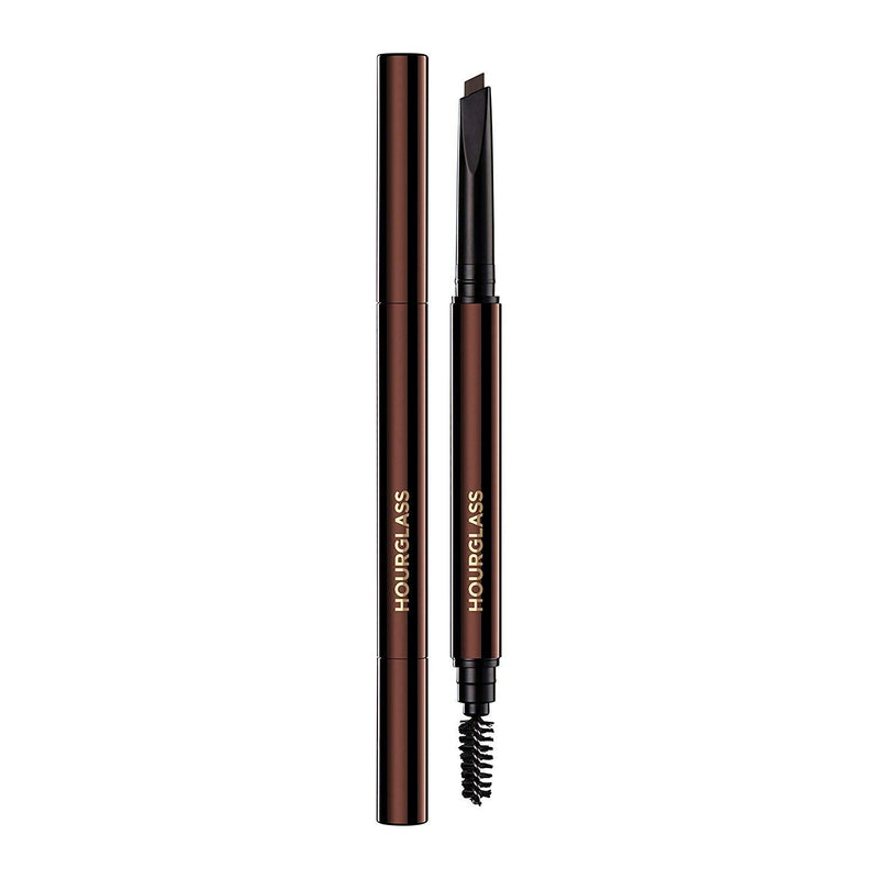Hourglass Arch Brow Sculpting Pencil. Dark Brunette Shade Mechanical Eyebrow Pencil for Shaping and Filling. HOURGLASS