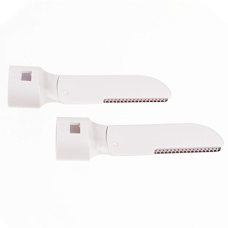 About Face Sonic Beauty-Wand Refill Blades for Exfoliating, 4 Pack – Includes 2 Facial Blades & 2 Brow Blades About Face