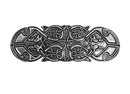 Celtic Peacock Hair Clip, Hand Crafted Metal Barrette Made in the USA with a Medium 70mm by Oberon Design Oberon Design