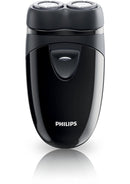 Norelco Travel Men's Shaver with Close-Cut Technology and Independent Floating Heads, Self-Sharpening Blades, 2 x AA Batteries Included by Philips Philips Norelco