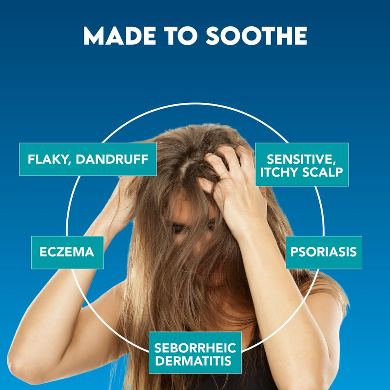 Rapid Itch Relief Anti-Dandruff Scalp Spray Moisturizer, Cooling Itchy Scalp Treatment for Dry Flaky Sensitive & Psoriasis Scalp, Derm-Formulated with Menthol & 5 Ceramides,1.35 fl oz Infinity Warehouse