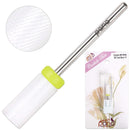 PANA Professional 3/32" Shank Size - Flat Top Small Barrel White Ceramic Bit - Nail Drill Bit for Dremel Machine Pana