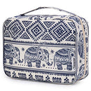 Hanging Travel Toiletry Bag Cosmetic Make up Organizer for Women and Girls Waterproof (Elephant) Narwey