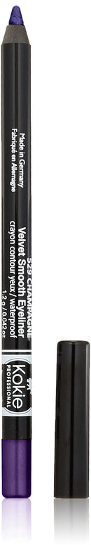 Kokie Cosmetics Waterproof Velvet Smooth Eyeliner Pencil, Eggplant, 0.042 Ounce Kokie