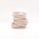 Kitsch Eco-Friendly Nylon Hair Elastics, Hair Ties for Women, Elastic Hair Bands, 20 Count (Blush) Kitsch