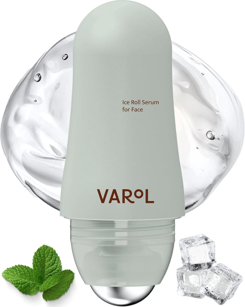 Ice Roll Serum | Cooling & Hydrating Roll-On Serum for Face, Puffy Eyes, Tannin & Panthenol for Pore Minimizing, Soothing, Facial Roller for Depuffing, Under Eye Bag Treatment | Korean Skin Care Infinity Warehouse