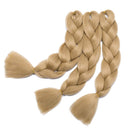24 Inch Ombre Jumbo Braiding Hair Extensions Jumbo Braid Hair Ombre Long Jumbo Braids For Box Twist Braid Crochet Hair High Temperature Fiber 3 Tone Colored (3 Bundles, Ash Blonde) S-noilite