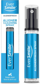 EverSmile AlignerFresh Cleaning Spray for Invisalign and All Clear Aligners and Retainers – On-the-Go Cleaning & Teeth Whitening, Kills Bacteria, Fights Bad Breath – Mint Flavor, 10ml (2 Pack) Infinity Warehouse