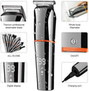 SURKER Beard Trimmer for Men Hair Clippers Body Mustache Nose Hair Groomer Cordless Precision Trimmer 6 in 1 Grooming Kit Waterproof USB Rechargeable SURKER